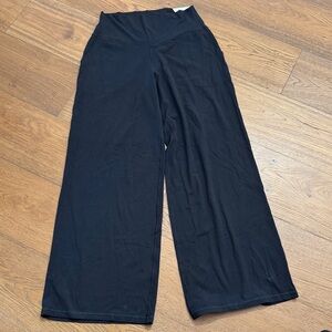 Black Wide Leg Yoga Pants